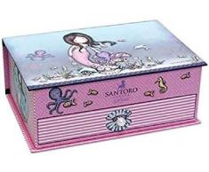 Gorjuss Joyero baúl So Nice To Sea You (JW-21-G), Cartón, Ãnica