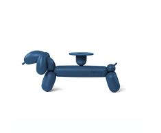 FatboyÂ® Can-Dog Gris Azul | Candelabro DiseÃ±o Moderno | Candelabro de Aluminio | Candelabro 1 Vela para Navidad | 28,5 x 11 x 8 cm