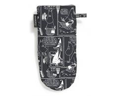 FINLAYSON ® cómic diseño de guante para horno, algodón, negro, 15 x 30 cm