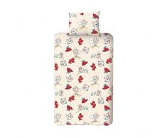 DILIOS Tommy II juego de cama infantil 2 teilig 100 x 135 cm, diseño de, 100% algodón con cremallera