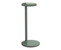 FLOS Oblique 09.8301.DV - LÃ¡mpara de mesa (LED, aluminio brillante, 3000 K, 15,5 x 35 cm)