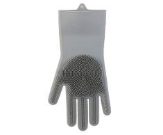 Je Cherche una Idea ME2545 - Guante de Limpieza mágica Reutilizable de Silicona, Gris, 15 x 1,5 x 30,5 cm