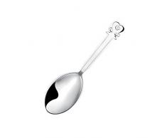 Guzzini Love - Cuchara para peladillas, Acero Inoxidable 18/14, Plata, 23 cm