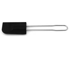 FM Professional Espatula 28- 12X7Cm, acero inox, silicona, color inox. y negro. 1 ud.