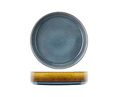 Cosy & Trendy Plato hueco de porcelana Quintana Azul-D 23Cm-lote de 3