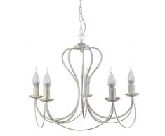 ONLI - Lámpara de techo (5 luces, metal)