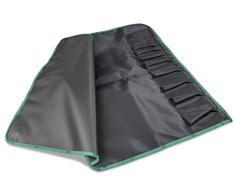 Sanelli Premana Professional Rollo portacuchillos de Chef vacÃ­o para 8 Piezas de Acero Inoxidable, Color Verde/Rojo, 74 x 1 x 55 cm