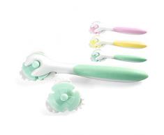 Habi - Juego de 6 Ruedas para Cortar y Decorar, 2 Piezas de Polipropileno, Utensilios de Cocina