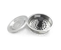 Inde - Set de 2 rejillas para el fregadero 8,2 x 7 x 3 cm