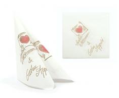 Alvotex Airlaid Airlaid Servilletas, Papel, Color Blanco, 40Â x 40Â cm