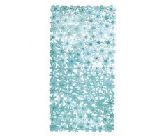 InterDesign Blumz - Tapete para baño - Azul