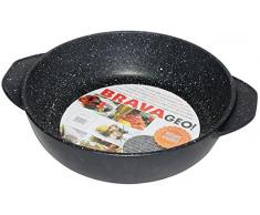 BRAVA Geo! Cacerola de aleaciÃ³n de Aluminio de 36 cm de Alto