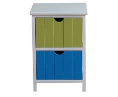 Aspect 29 x 27 x 42,5 cm de 2 Pisos Marcell Kids Sala/Cama/Sala de Estar/baño gabinete de Almacenamiento