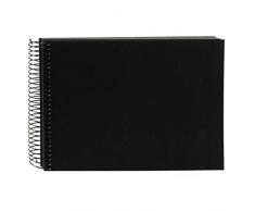Goldbuch Bella Vista - Álbum de Fotos en Espiral (Lino, 23 x 17 cm), Color Negro