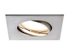 Paulmann 928.41 Interior G9 7W Aluminio - Punto de luz (Interior, Empotrada, G9, Plaza, LED, IP23)