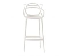 Kartell Masters Stool Taburete, Blanco, 49x109x112 cm