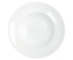 Saturnia Plato Porcelana Modelo Pasta Bowl diámetro 26 cm Color Blanco