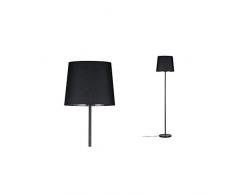 Paulmann Neordic Enja - Lámpara de pie Lámpara de pie de 20 W para bombillas E27, lámpara de pie con pantalla de tela de 230 V sin bombilla, tela