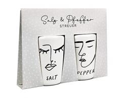 Grafik Werkstatt Salt & Pepper Set de salero y pimentero | Porcelana | Salt & Pepper