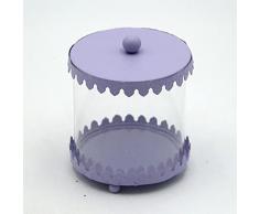 Vacchetti - Portavelas de Metal de Lavanda, Multicolor, Medio