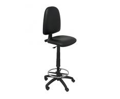 Piqueras Y Crespo (PIQU7) Taburete Ayna similpiel Negro Escalera, Talla unica