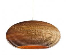 Graypants GP-142 - Lámpara de techo colgante (cartón, 60 W, E27 (rosca Edison), disco incandescente de 91,4 cm)
