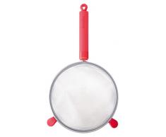 Terraillon Access- Colador. Herramienta de Uso Profesional y doméstico. Aro de suspensión. Express Your Chef. Acero Inoxidable/Silicona. Cítricos