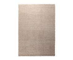 Esprit Cosy Glamour Moderno Marca Alfombra, Polipropileno y poliéster, Blanco, 110 x 60 x 4 cm