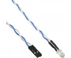 InLine 59910A Azul - Lámpara LED (Azul, Negro, Azul, Transparente, Blanco, 90 cm, 5 mm, 5 mm)