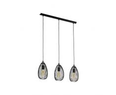 EGLO Clevedon lámpara Colgante E27, 60 W, Negro