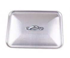Ollas Cubierta Agnelli para Tostador Rectangular, BLTF Aluminio, Plata, 40x29 cm