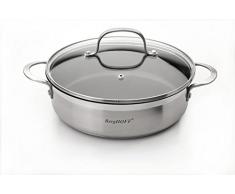 Berghoff 4410027 Cazuela con Tapa Antiadherente 24 cm