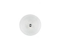 Ideal Lux Shell PL3 Apto para uso en interior E27 Transparente iluminación de pared - Lámpara (Cepillado, Alrededor, 3 bombilla(s), E27, IP20, Transparente)