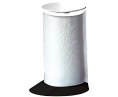 Bugatti Glamour - Portarrollos de Papel de Cocina (19 cm de diÃ¡metro x 28 cm de Altura), Color Negro