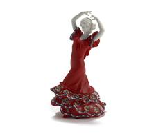Figura decorativa - Memorys / Sevillana - Color Rojo - Creaciones Nadal - Diferentes Colores - DecoraciÃ³n del Hogar - Grande - Hecha en Resina - Fabricada en EspaÃ±a - 32 cm