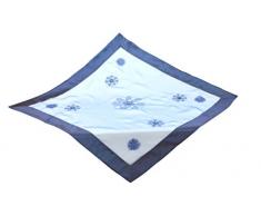 Bellanda 2074 â 85 x 85 rectangular Mantel, 50% poliamida, 50% poliéster, azul, 85 x 85 x 0.50 cm