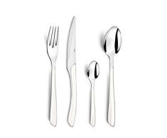 Amefa ECLAT - Cubertería multipiezas, acero inoxidable ABS estireno acrilonitrilo, blanco, Ménagère 16 couverts pour 4 personnes