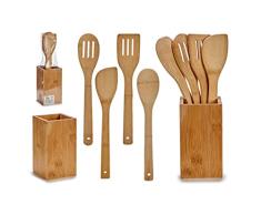 Bigbuy Home S3603576 Set de Utensilios para Cocina, 9 x 31 x 9 cm, 4 Piezas
