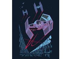 Komar Wandbild Von Star Wars Classic Vector Tie-Fighter | Kinderzimmer, Jugendzimmer, Dekoration, Kunstdruck | ohne Rahmen | WB110-40x50 fotomural, carbÃ³n