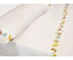 Mimosa Juego Cama Cuna Aplique 3 Piezas Modelo Birds, Multicolor, 60X120