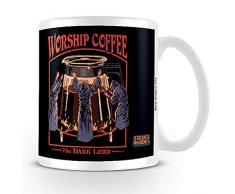 Steven Rhodes MG25670 - Taza de cerámica (315 ml), diseño de café
