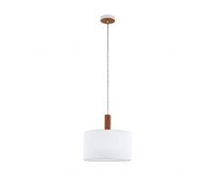 EGLO CONCESSA 3 lámpara colgante E27, 40 W, Marrón, Blanco