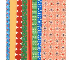 Vervaco - Kit para cojín Floral Cuadrados Dress Your Doll Outfit Making Set, Multicolor