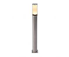 SLV BIG Nails 80 Pole, LED Outdoor – Lámpara de pie, acero inoxidable 316, IP44, 8,5 W Lámpara, 8.5 W, Plata