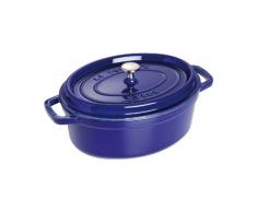 Staub Cocotte Ovalada, Hierro Fundido, Azul Oscuro, 29 cm
