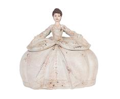 Clayre & Eef 6PR1033 - Joyero (22 x 18 x 21 cm), diseÃ±o de mujer