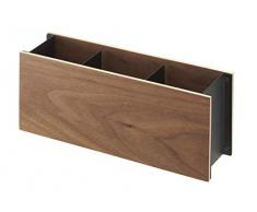 Yamazaki Caja de Almacenamiento, Acero, marrón, tamaño único