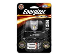 Energizer Linterna Frontal LED, 55 LM, 18 Horas, 20 Metros, Resistente a caidas, Pilas Incluidas, Rojo