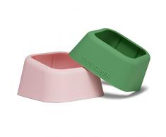 TIME TIMER Fundas para MOD EdiciÃ³n Casa - Aprendizaje en el aula, herramienta de estudio en el hogar, reloj de escritorio y reuniones de oficina con funcionamiento silencioso (pack de 2), Rosa y Verde