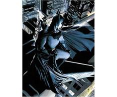 pyramid intl Cristal Batman Watcher Glass Poster DC Universe Official Merchandising Adornos Muebles Pegatinas DecoraciÃ³n del hogar, Multicolor (Multicolor), Ãºnica